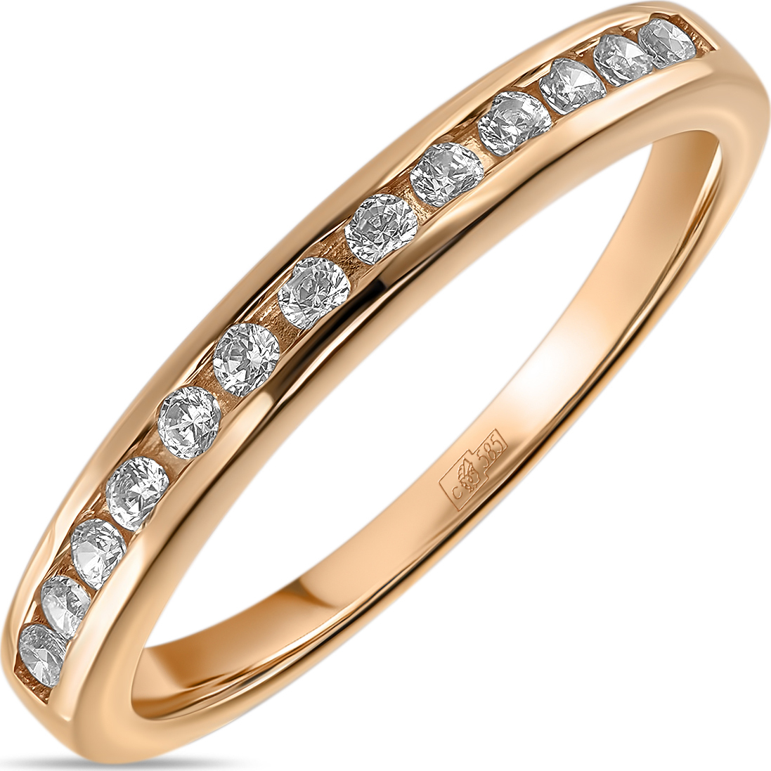 Золотое кольцо c фианитами r01-59305-z