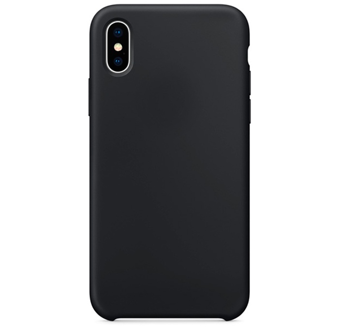 фото Чехол силиконовый Silicone Case для iPhone XS Max, черный