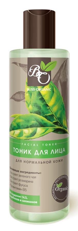 фото Тоник для лица Bliss organic "Для нормальной кожи", 200 мл