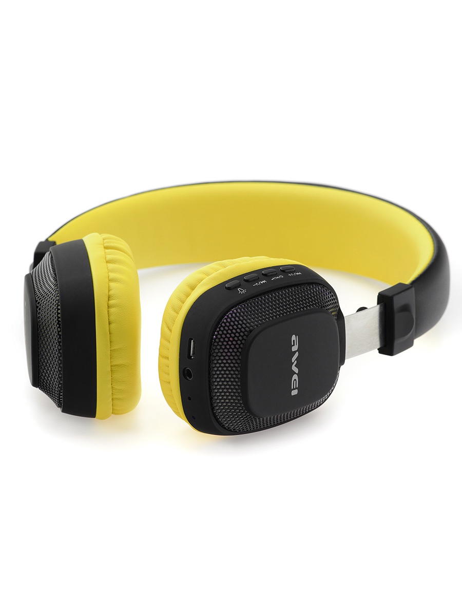 фото Bluetooth наушники Awei A760BL Yellow/Black