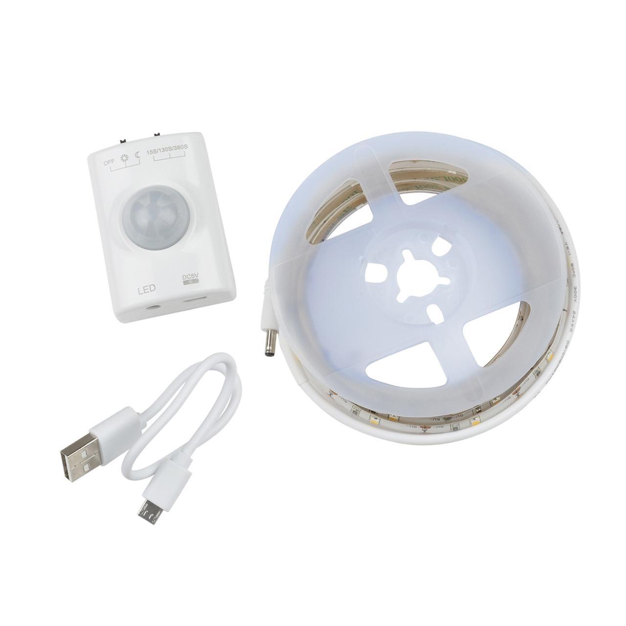 фото Светодиодная лента Uniel ULS-R21-2,4W/4000K/1,0M/RECH SENSOR Smart Light