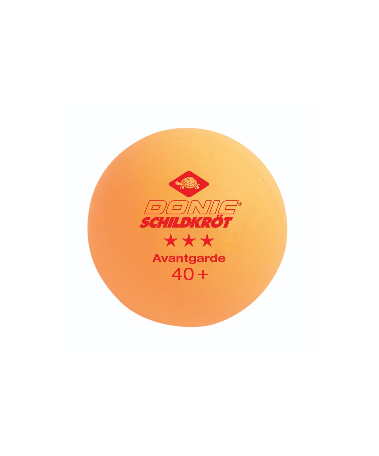 фото Мяч для настольного тенниса Donic-Schildkrot 3 Stars Avantgarde, оранжевый (6 шт.)