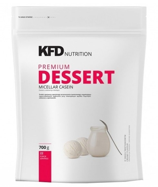 фото Протеин казеиновый KFD Nutrition Dessert 700 гр шоколад-малина