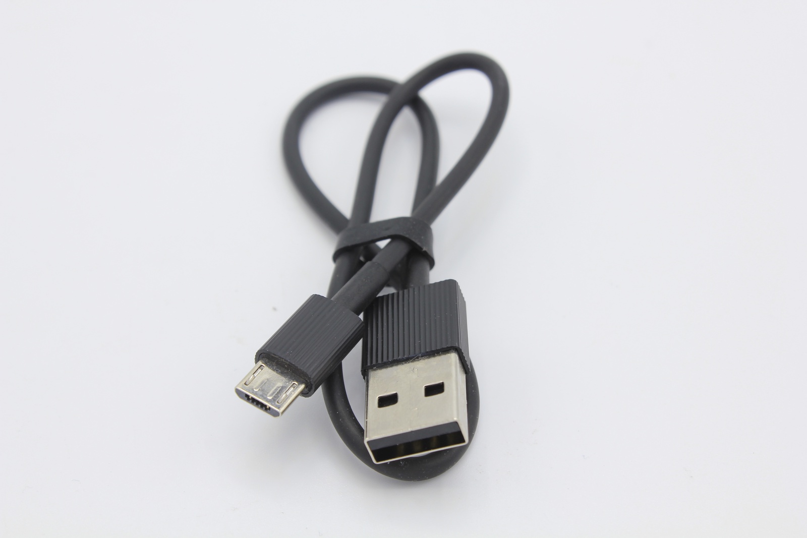 фото Кабель RC120m USB micro 30см, черный