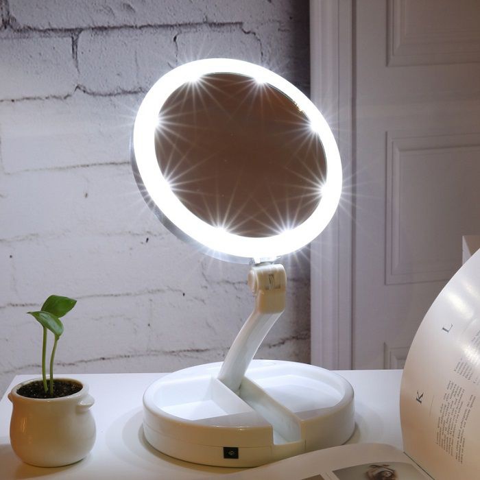 Как разобрать настольное зеркало с подсветкой Зеркало косметическое My Mirror, - купить по низким ценам в интернет-магазине OZ