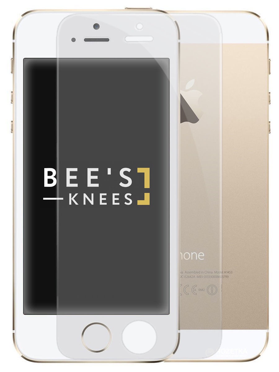 фото Защитное стекло Bee's Knees для Apple iPhone 5/5S/SE 2D, Прозрачное