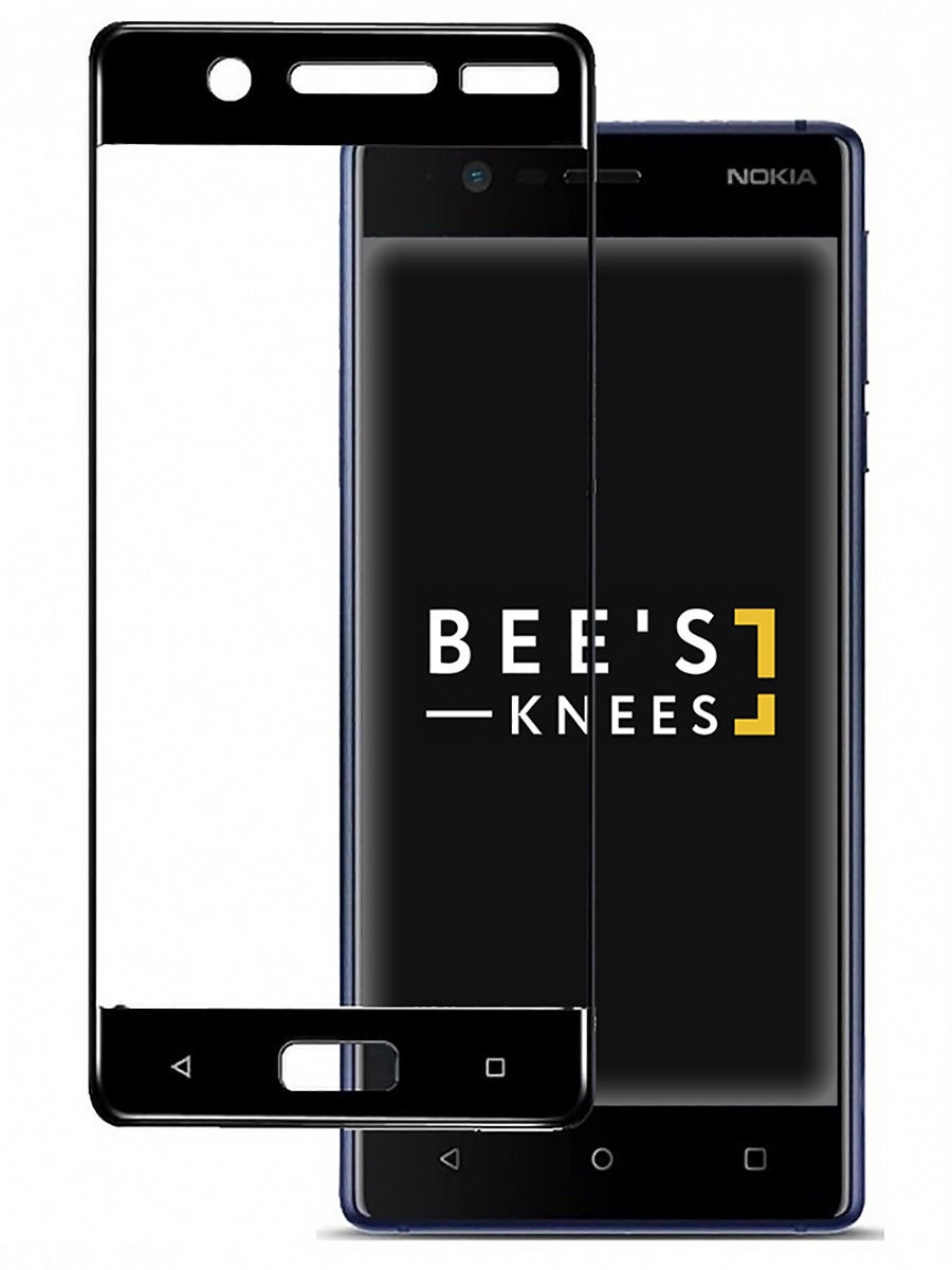 фото Защитное стекло Bee's Knees для Nokia 5 Full Screen, Черное