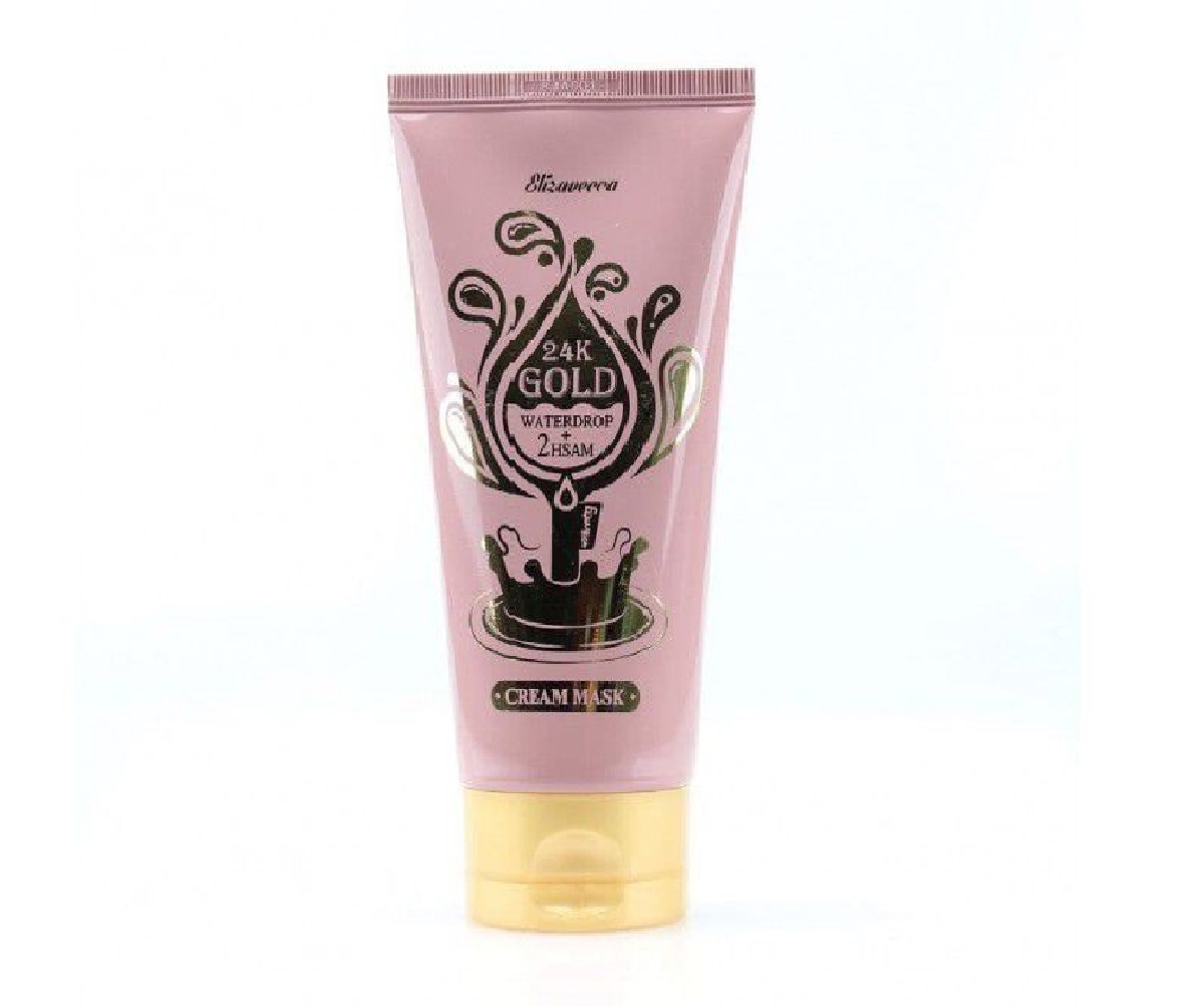 Gegemoon 24k gold. Крем-маска для лица с 24-каратным золотом Elizavecca 24k Gold Cream Mask 150 мл. [Elizavecca] крем-маска для лица золото 24k Gold Waterdrop Cream Mask, 150 мл артикул. 750499. [Elizavecca] крем-маска для лица золото 24k Gold Waterdrop Cream Mask, 150 мл. K18 маска 150ml, фото.