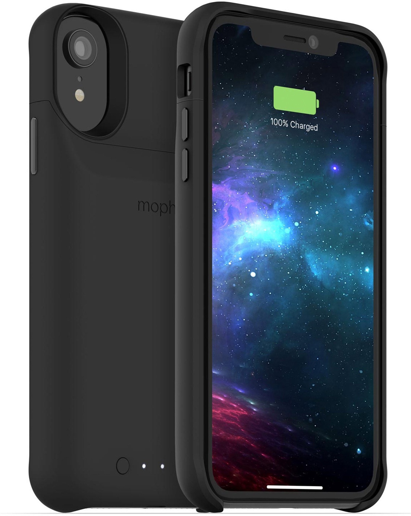 фото Чехол Mophie Juice Pack Access со встроенным аккумулятором для iPhone XR. Цвет черный.