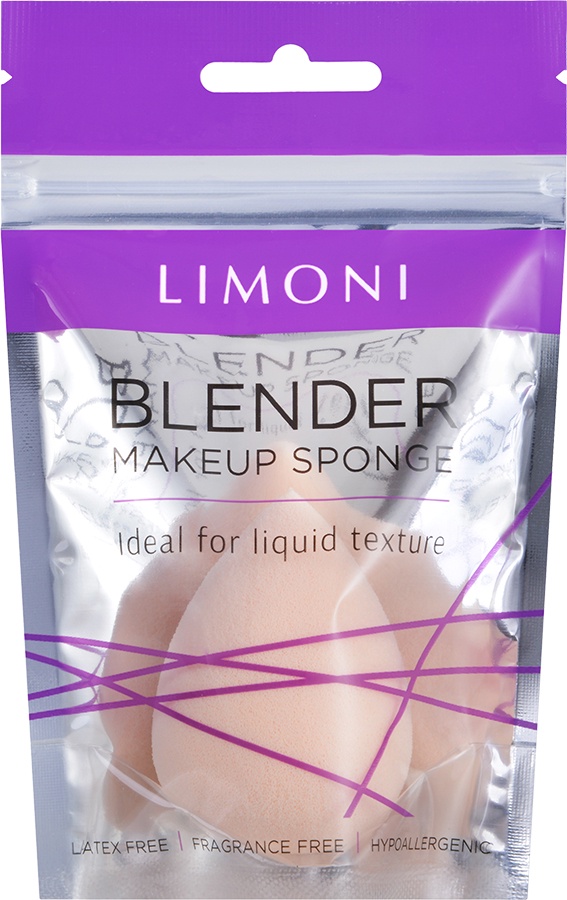 фото Спонж для макияжа "Blender Makeup Sponge" Beige Limoni