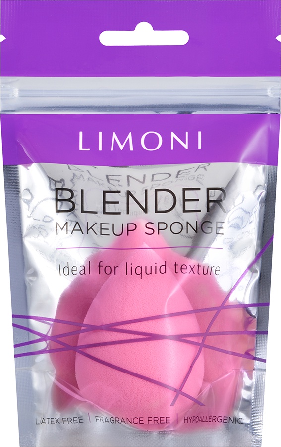 фото Спонж для макияжа "Blender Makeup Sponge" Pink Limoni