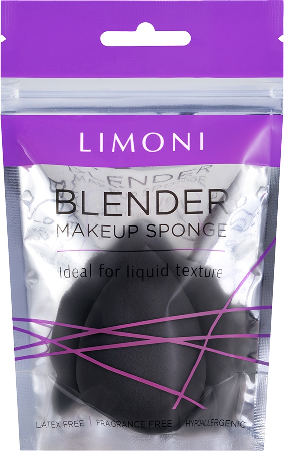 фото Спонж для макияжа "Blender Makeup Sponge" Black Limoni