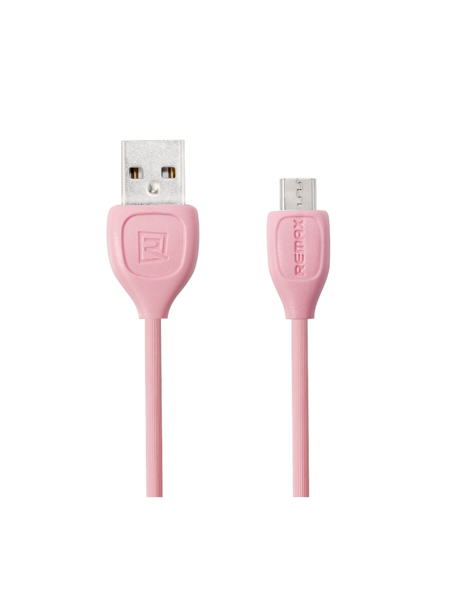 фото Кабель USB-Micro Lesu Pink 1m Remax