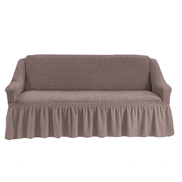 фото Еврочехол KARBELTEX на 3-местный диван, серый