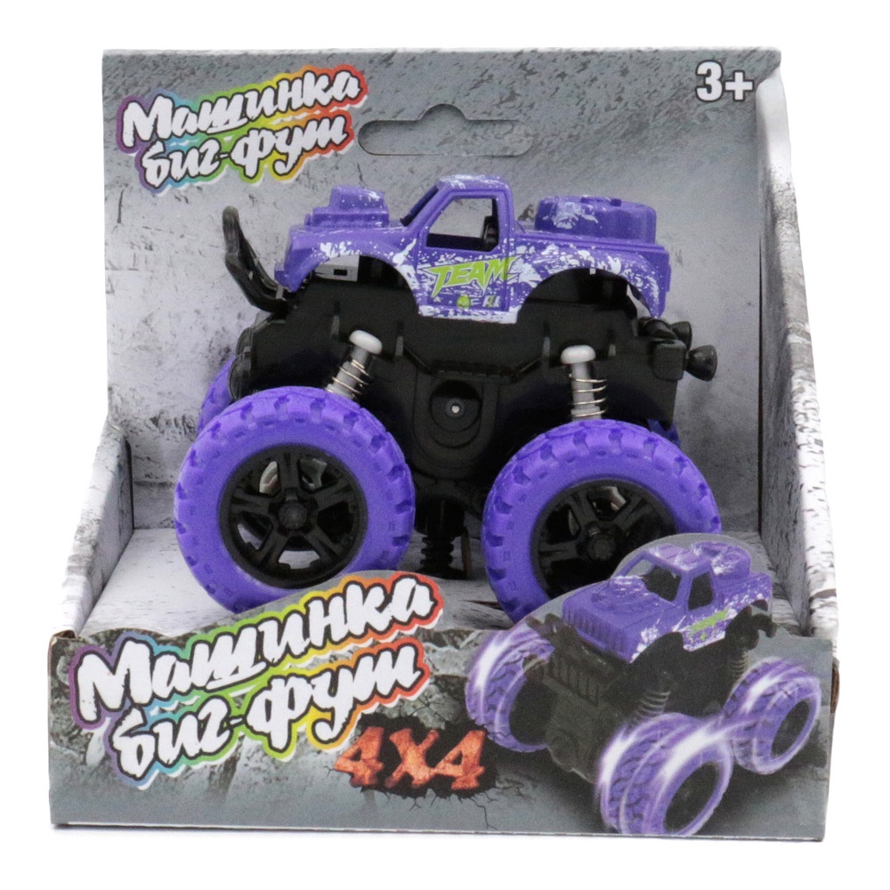 фото Машинка 4*4 инерционная фиолетовая Funky toys