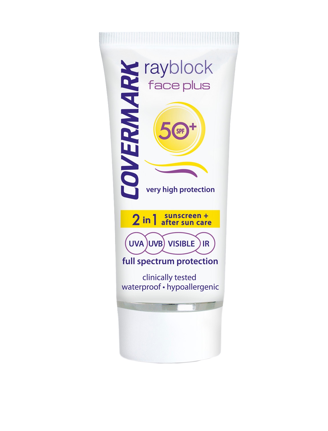 фото Солнцезащитный крем для лица SPF 50 COVERMARK для сухой и чувствительной кожи лица со светло-бежевым тоном (Италия)