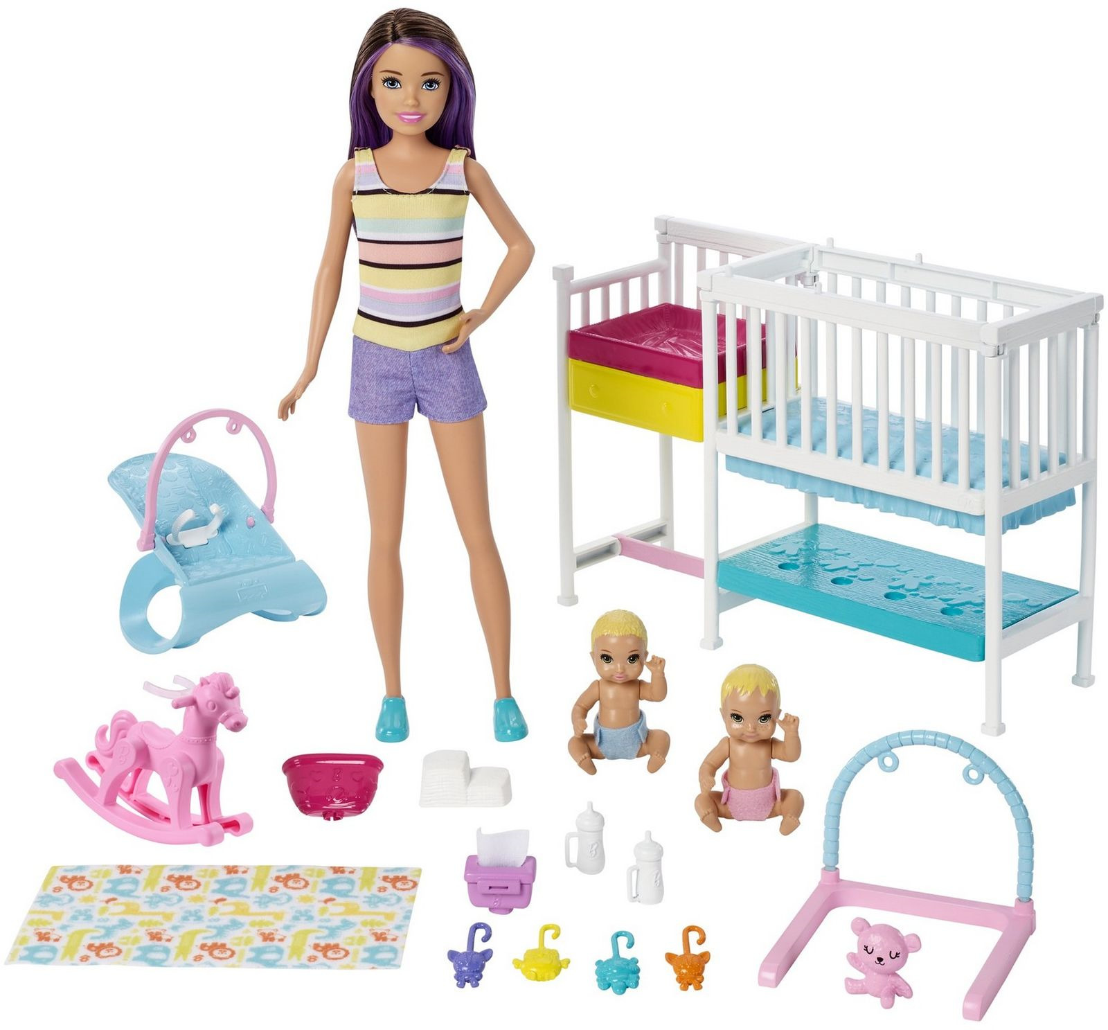 Barbie Nursery Skipper Babysitters GFL38 OZON 1782536125