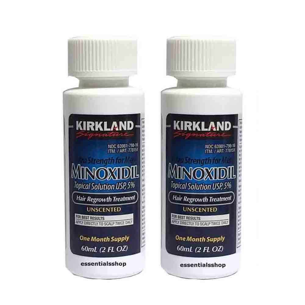 фото Миноксидил Kirkland 2 флакона 5% для роста бороды Kirkland minoxidil signature