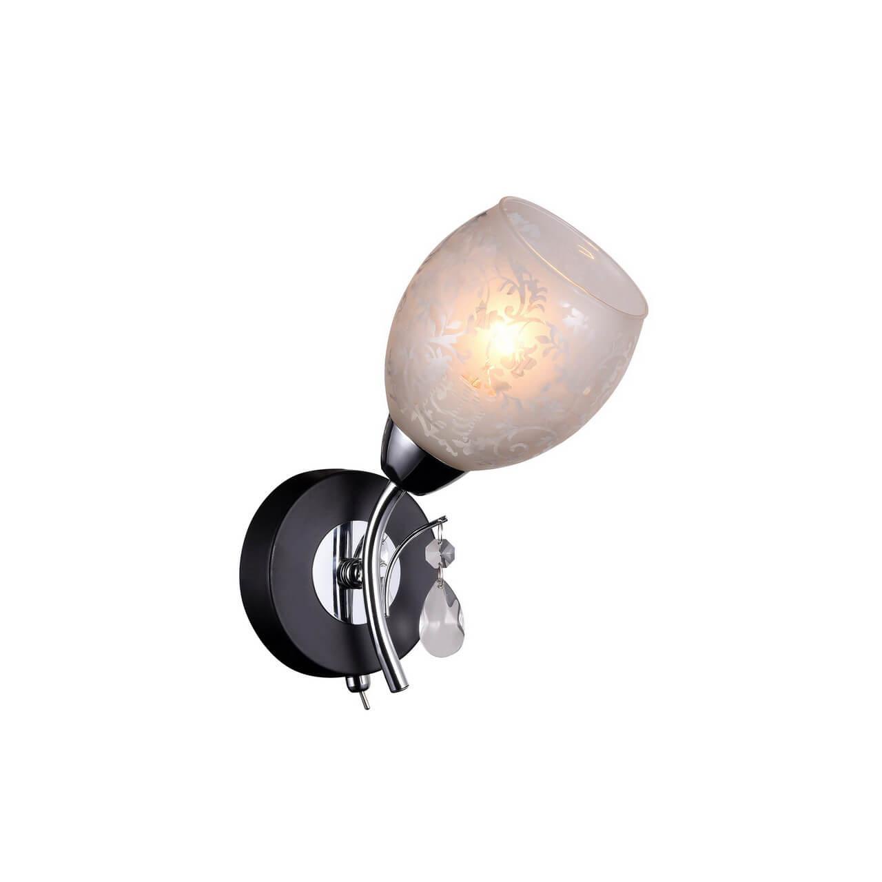 фото Бра IDLamp 843/1A-Blackchrome, E14, 60 Вт