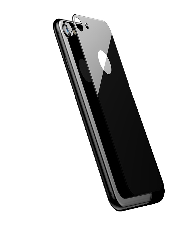 фото Защитное стекло Apple iPhone 7 Baseus Silk 3D Black заднее
