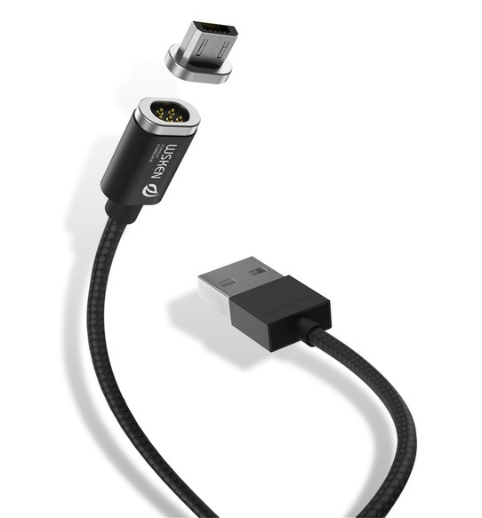 фото Магнитный кабель USB - micro USB WSKEN X-cable mini 2 - Черный