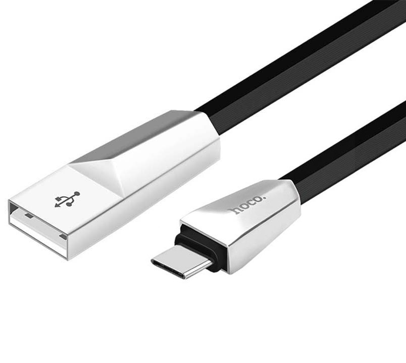 фото Кабель USB - USB Type-C 1.2м Hoco X4 Rhombic - Черный