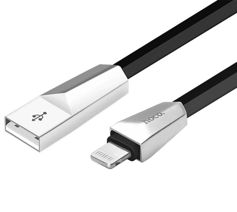 фото Кабель USB - Lightning 1.2м Hoco X4 Rhombic - Черный