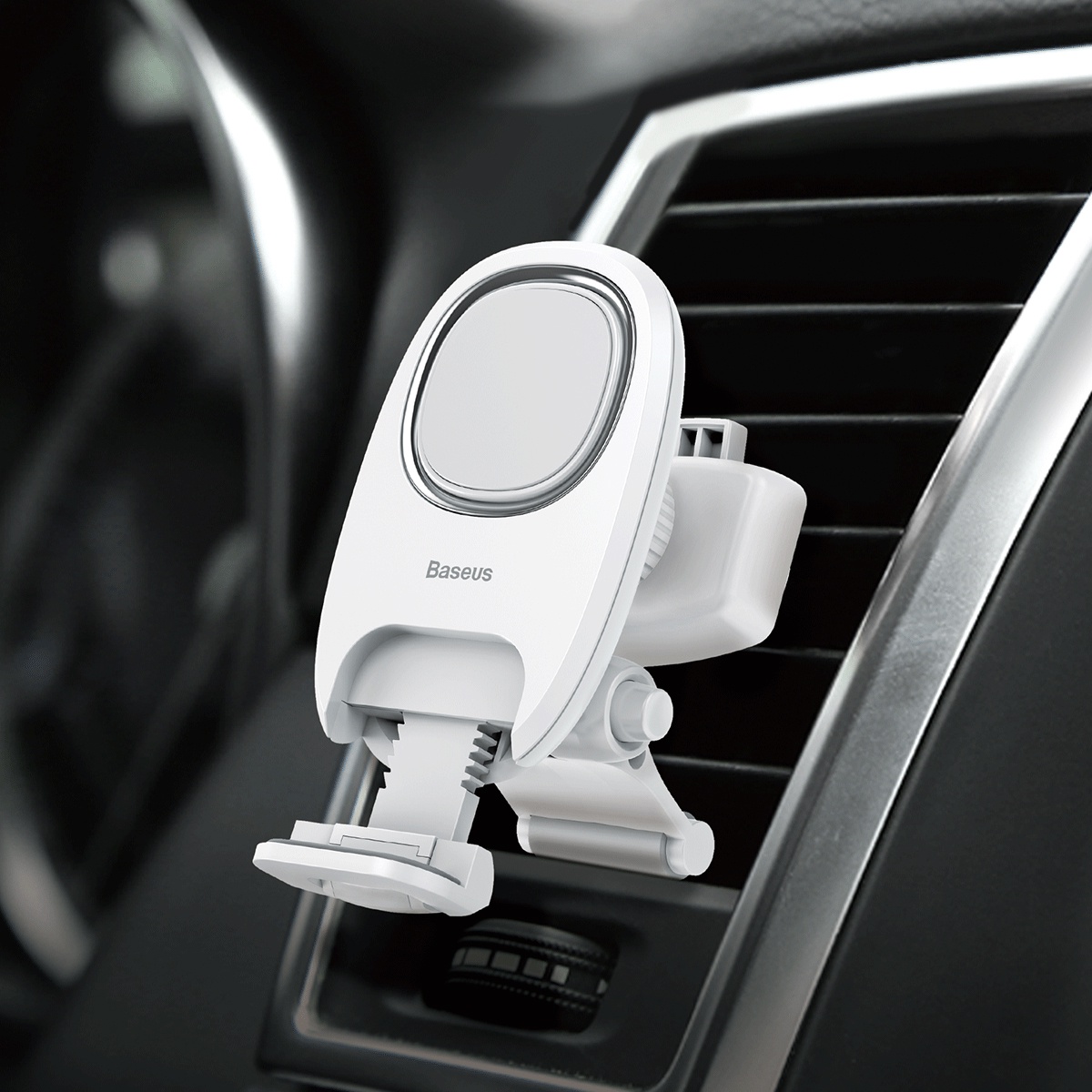 фото Автомобильный держатель Baseus Xiaochun Magnetic Car Phone Holder SUCH-02 (белый)