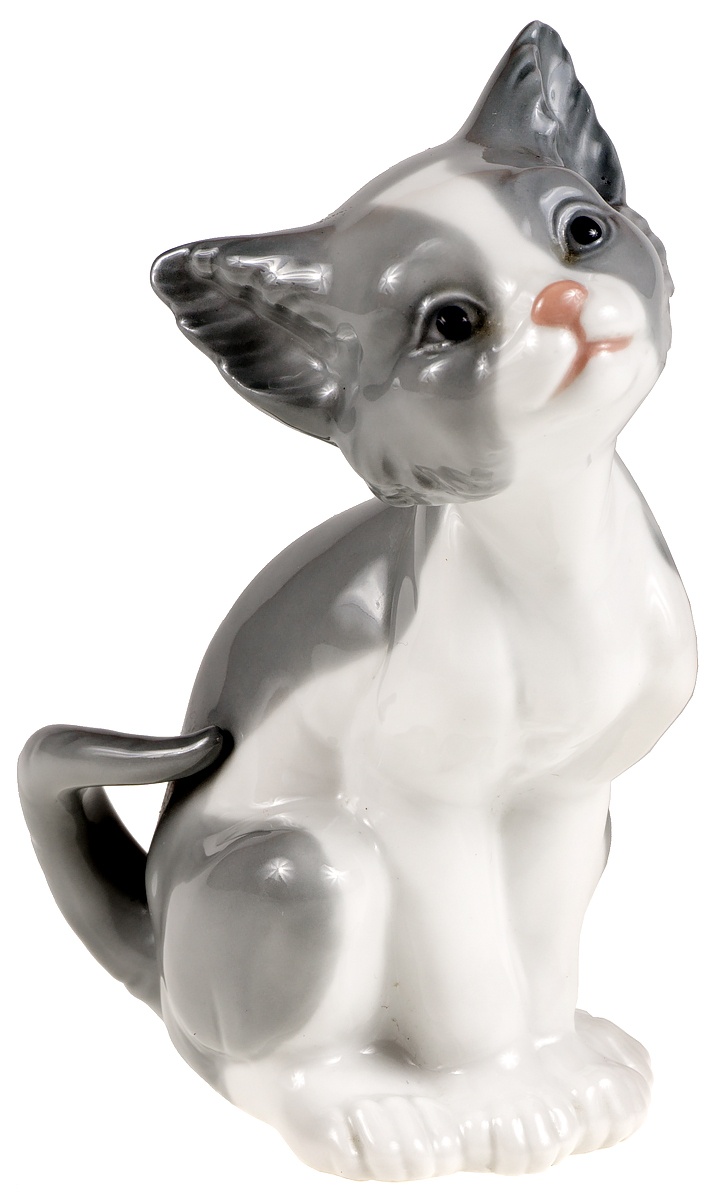 фото Lladro. Статуэтка "Кошечка". Высота 14 см. Фарфор, роспись. Испания, 1981 год