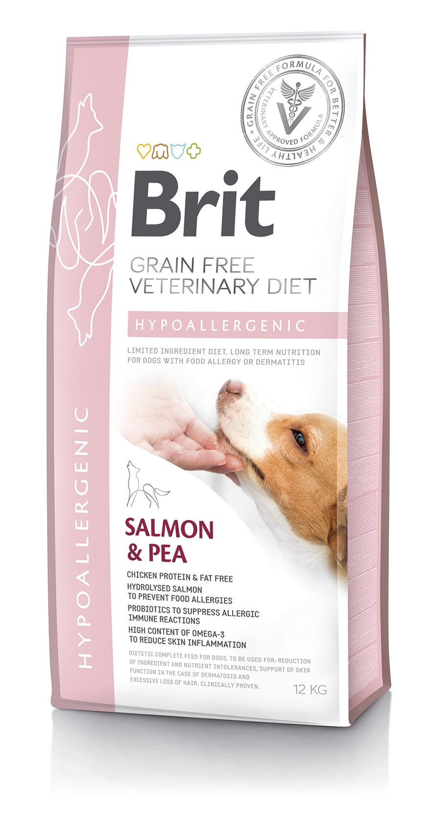 фото Корм сухой Brit Veterinary Diet Dog Grain Free Hypoallergenic.Беззерновая гипоаллергенная диета для взрослых собак и щенков, 12кг