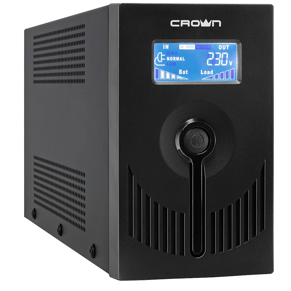 фото Источник бесперебойного питания Crown Micro CMU-650EURO LCD USB