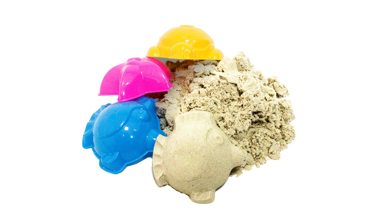 фото Игрушка для детского творчества: кинетический песок "Умная лепка", для детей от 3-х лет, 2 кг, натуральный Рэди