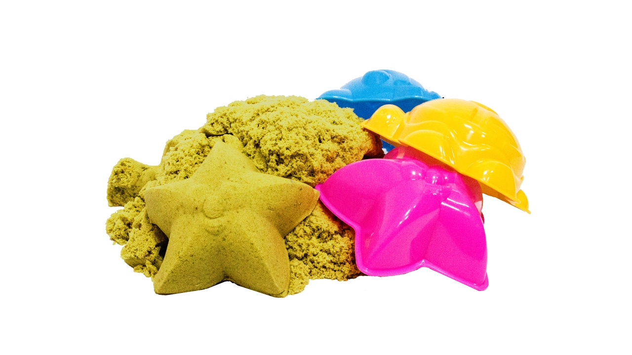 фото Игрушка для детского творчества: кинетический песок "Умная лепка", для детей от 3-х лет, 2 кг, желтый Рэди