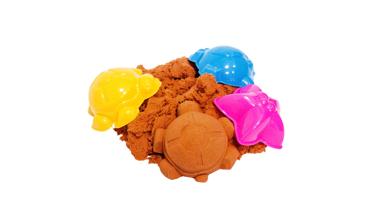 фото Игрушка для детского творчества: кинетический песок "Умная лепка", для детей от 3-х лет, 2 кг, оранжевый Рэди
