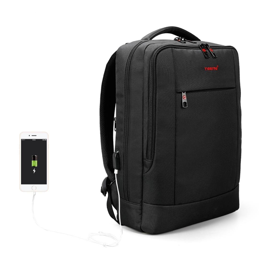 фото Tigernu, рюкзак с USB-портом для ноутбука