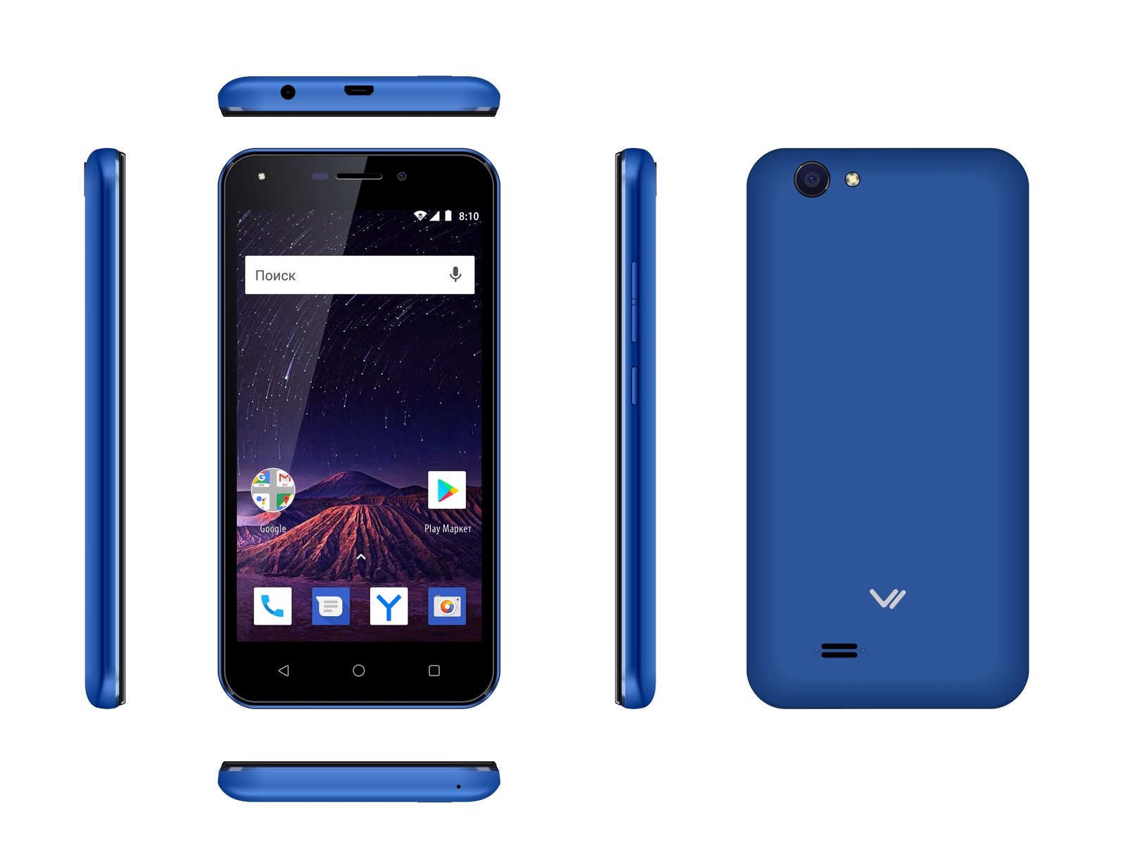 фото Смартфон Vertex Impress Luck NFC 1/8GB, синий