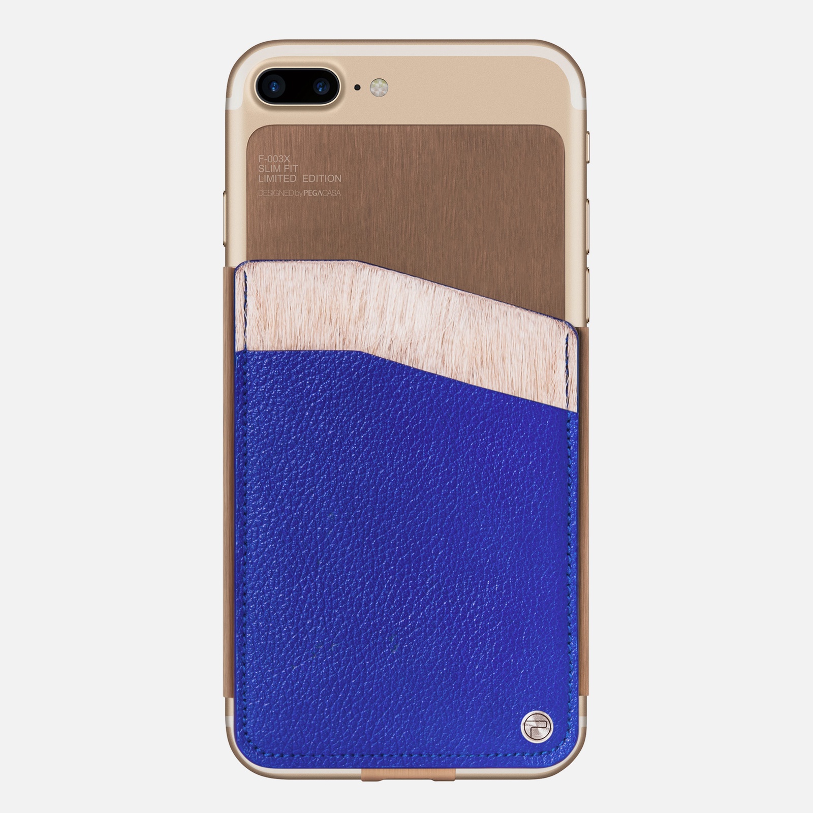 фото Чехол PEGACASA F-003X Slim Fit для iPhone 6/7/8 Plus, Синий