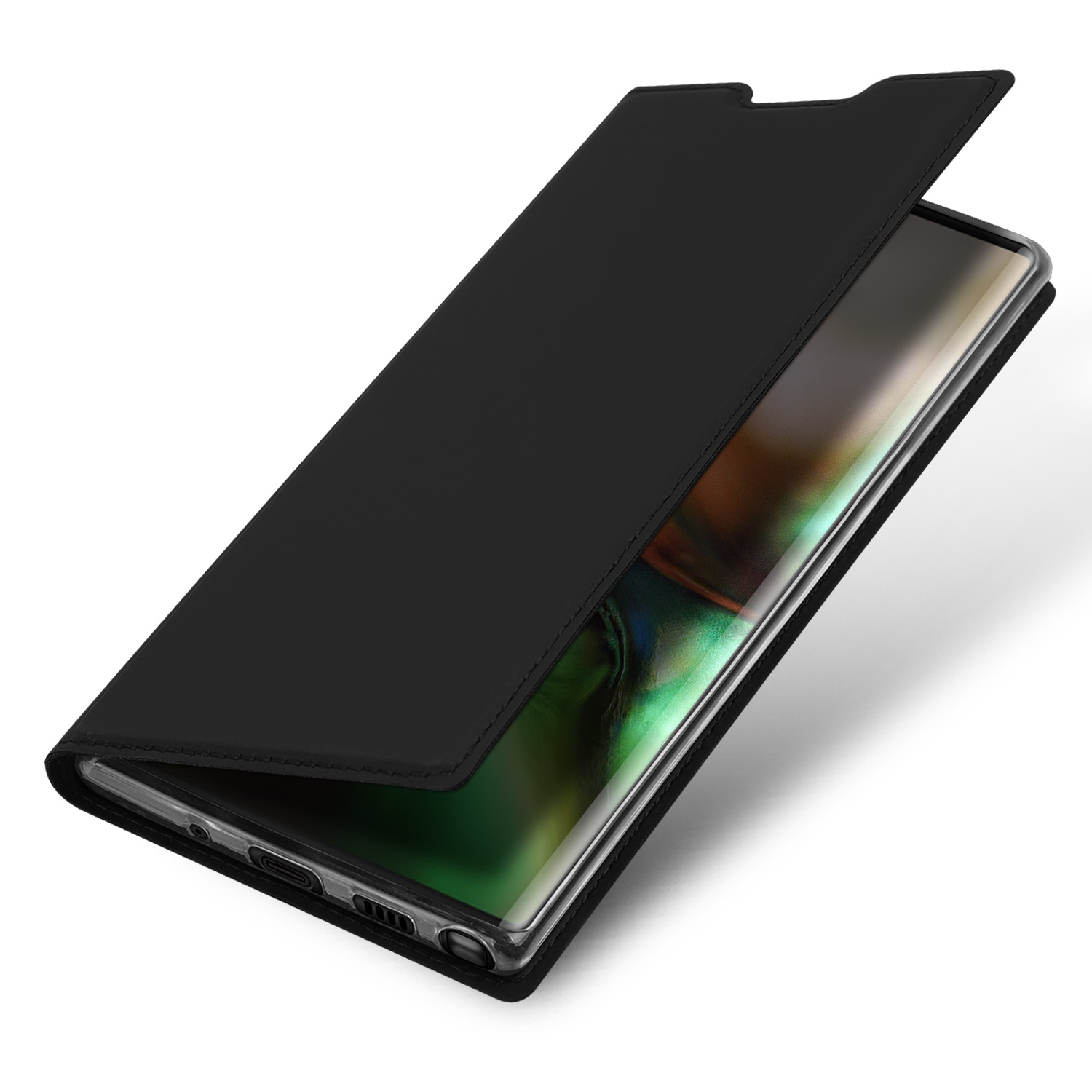 фото Чехол книжка Samsung Galaxy Note 10 Skin Pro черный Dux ducis