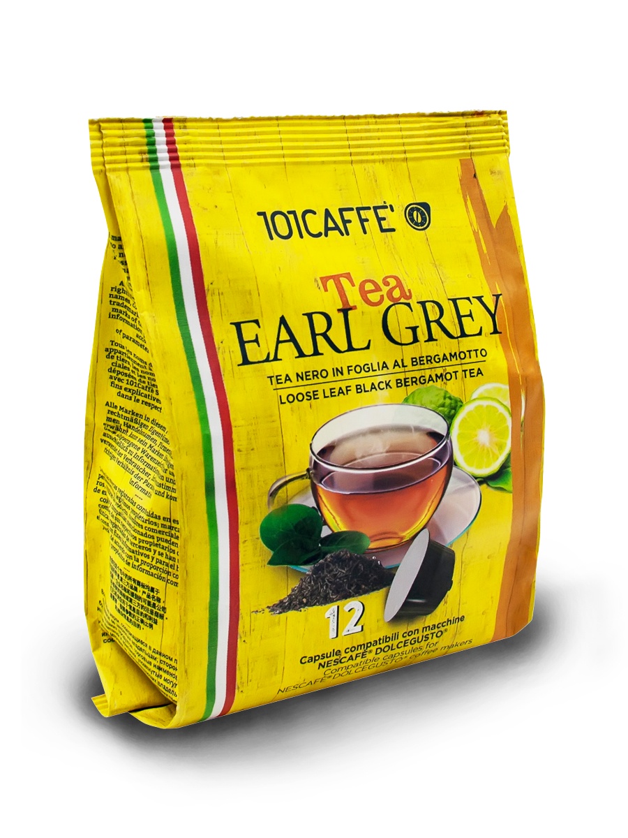 фото Чай в капсулах 101CAFFE Earl Grey Tea стандарта Dolce Gusto (Дольче Густо), 12 шт