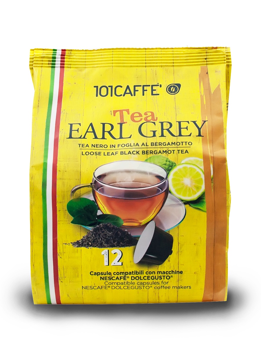 фото Чай в капсулах 101CAFFE Earl Grey Tea стандарта Dolce Gusto (Дольче Густо), 12 шт