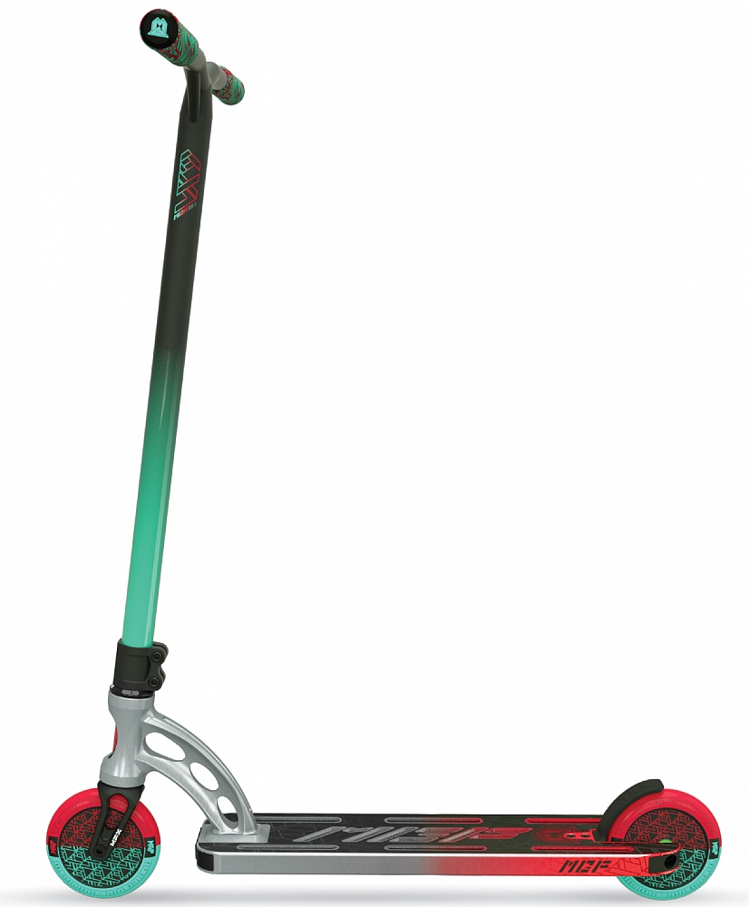 Трюковый самокат MGP (Madd Gear) VX9 TEAM SCOOTER (4.8 x 20 Inch) (butanol, изумрудно-красный)