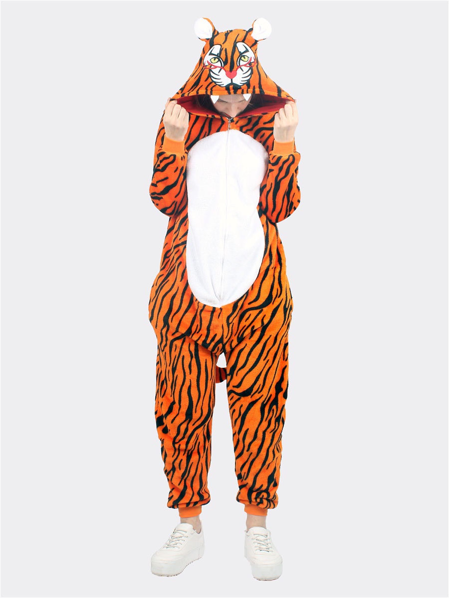 фото Кигуруми Тигр молния, L.A.G., цвет оранжевый, р.L
