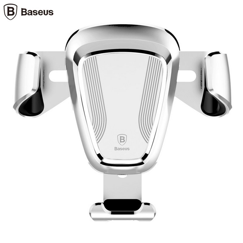 фото Автодержатель для смартфона Baseus Gravity Car Mount Серебро