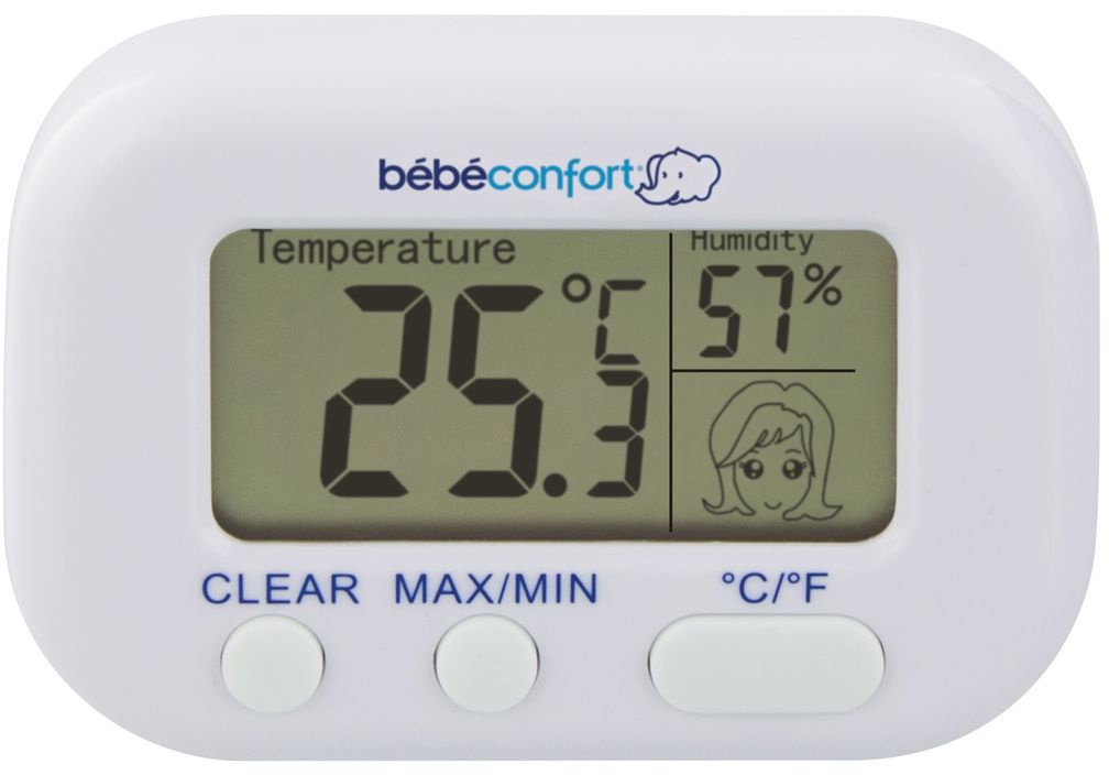 фото Домашний термометр и гигрометр (влагомер) 2 в 1 Bebe Confort