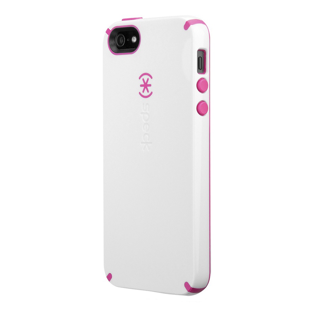 фото Чехол - накладка iPhone 4/4S Speck Candy Shell, белый с розовым