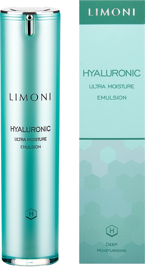 фото Ультраувлажняющая эмульсия для лица с гиалуроновой кислотой Hyaluronic Ultra Moisture Emulsion, 50 мл Limoni