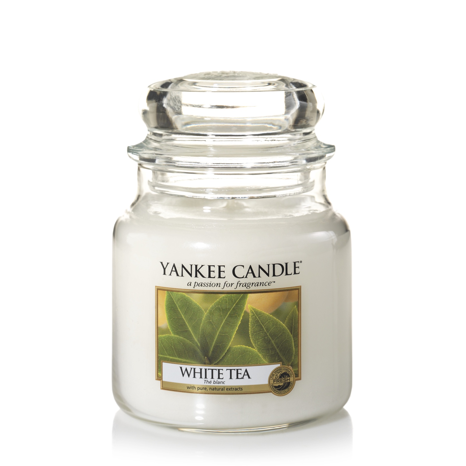 фото Свеча ароматическая Yankee Candle Белый чай/ White tea 65-90 ч