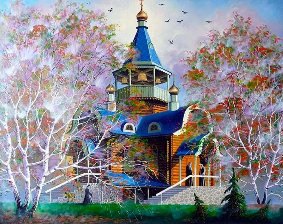 Красивые открытки с храмами, открытку день святого