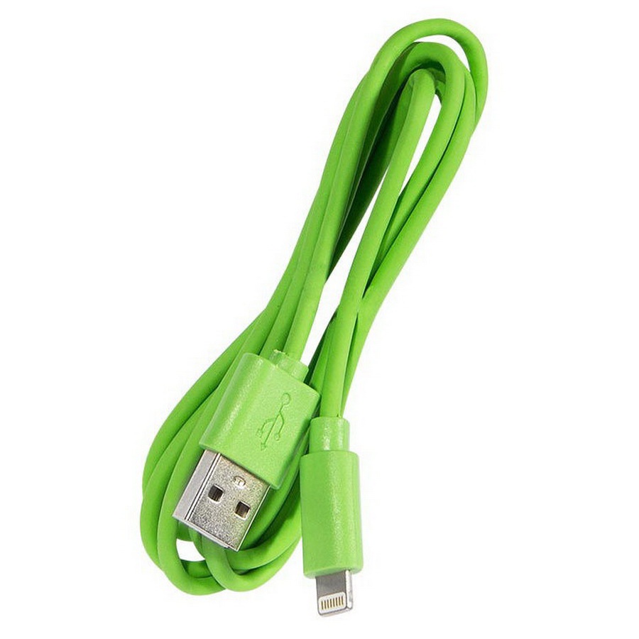 фото Кабель IQ Format Lightning/USB Apple 8 pin, зеленый