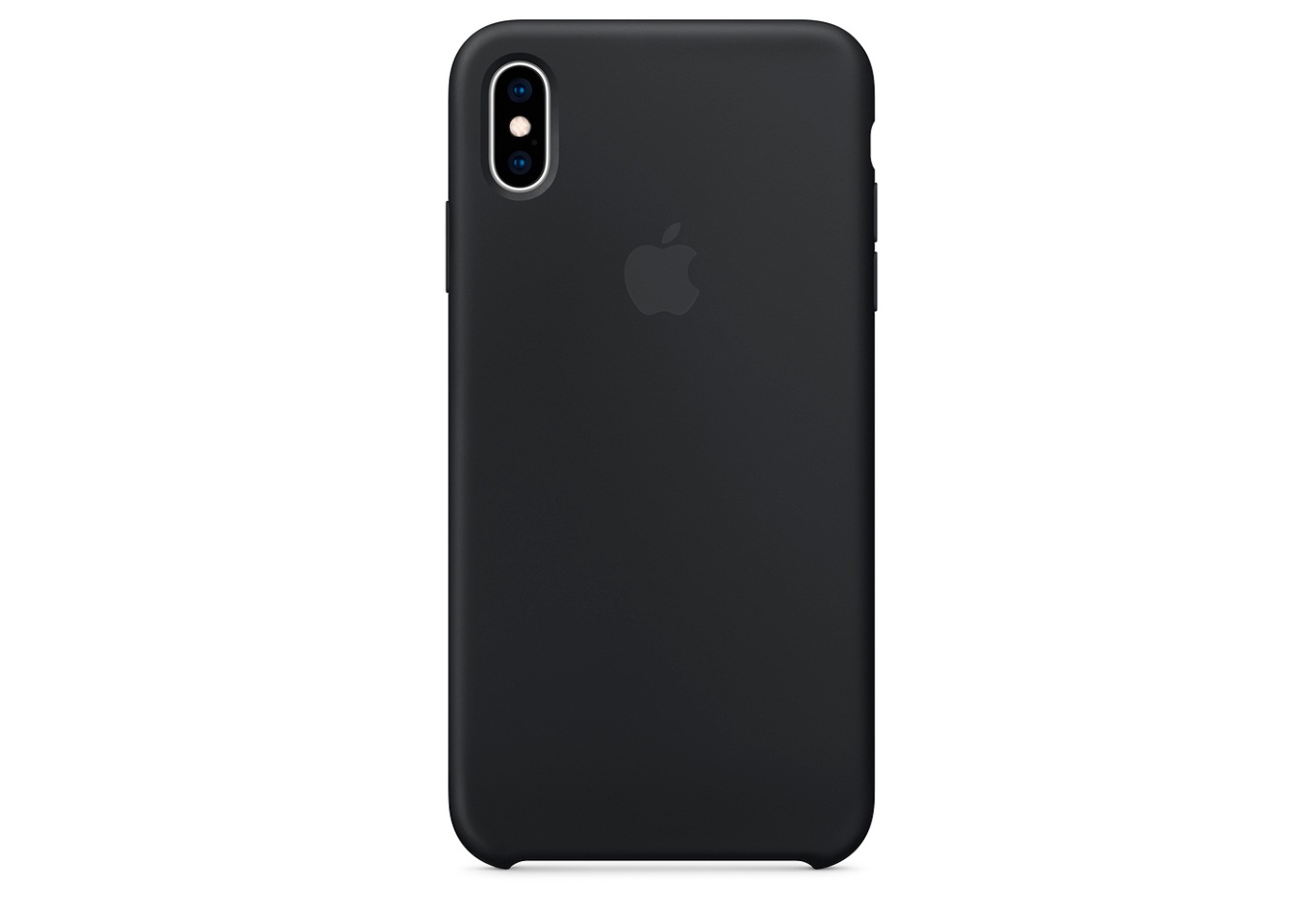 фото Чехол для iPhone XS max Silicone Case, черный Нет бренда